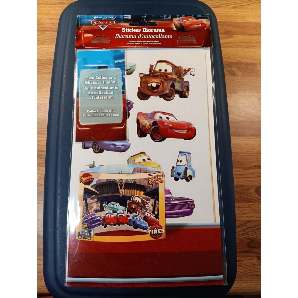 Disney Pixar Cars Sticker Diorama Set W/Mystery Sticker Pack
